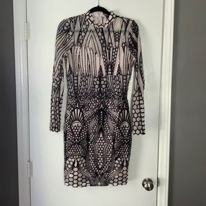 Sequin formal bodycom dress